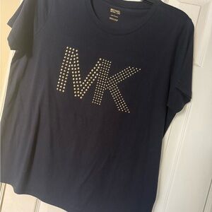 Michael Kors Navy blue Crew Neck T-Shirt